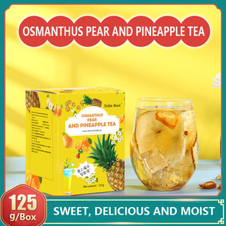 Osmanthus Pear And Pineapple Tea,Real Fresh Fruit,Fragrance Delicious And Healthy