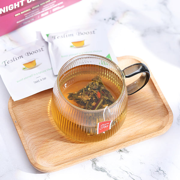 Teslim Boost 28 Day Detox Tea -1 Day Boost Tea (28 Bags) 1 Night Detox Tea (14 Bags) Reduce Bloating, All Natural Detox and Cleanse,Lady Essential,(0.64usd/count)