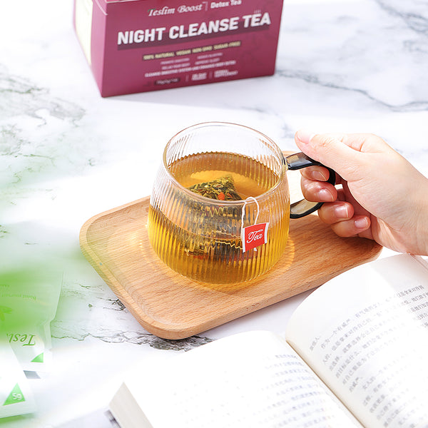 Teslim Boost 28 Day Detox Tea -1 Day Boost Tea (28 Bags) 1 Night Detox Tea (14 Bags) Reduce Bloating, All Natural Detox and Cleanse,Lady Essential,(0.64usd/count)